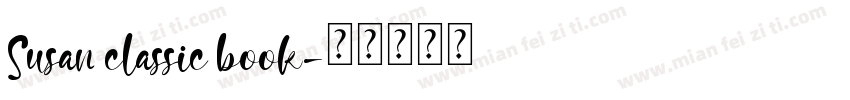 Susan classic book字体转换